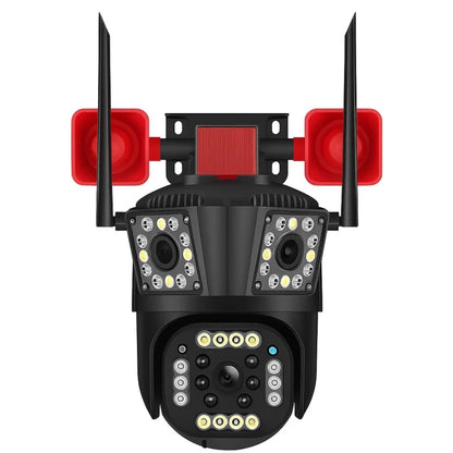 Cameră Supraveghere 12MP Ultra HD cu 3 Lentile, Wi-Fi/4G, PTZ 355° și Night Vision Color