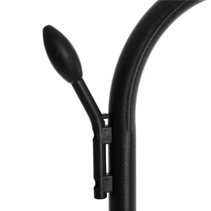 Suport haine metalic cu dublă bară și cârlige