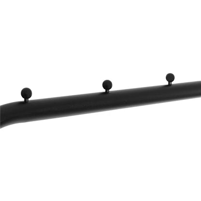 Suport haine metalic cu dublă bară și cârlige